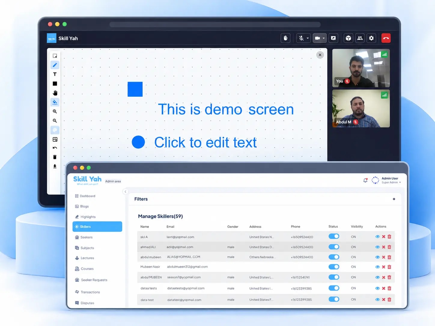 SkillYah — Online One-to-One Tutoring Marketplace — product capture